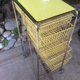 Yellow formica dessert