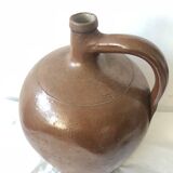 Bottle old glazed earthen