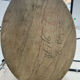 Travertine coffee table, Italian design of the 80s