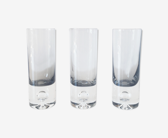 Verres à digestif fumé Tapio WirkKala Finlande 1950.