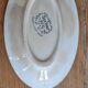 Oval serciviate dish