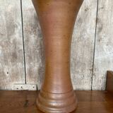 Old Large Model Vase Stoneware Brown Beige 60s Vintage