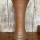 Old Large Model Vase Stoneware Brown Beige 60s Vintage