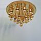 XXL Sputnik ceiling light in brass, Space Age design, 1970.