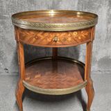 Marquetry-decorated gueridon – 20th century