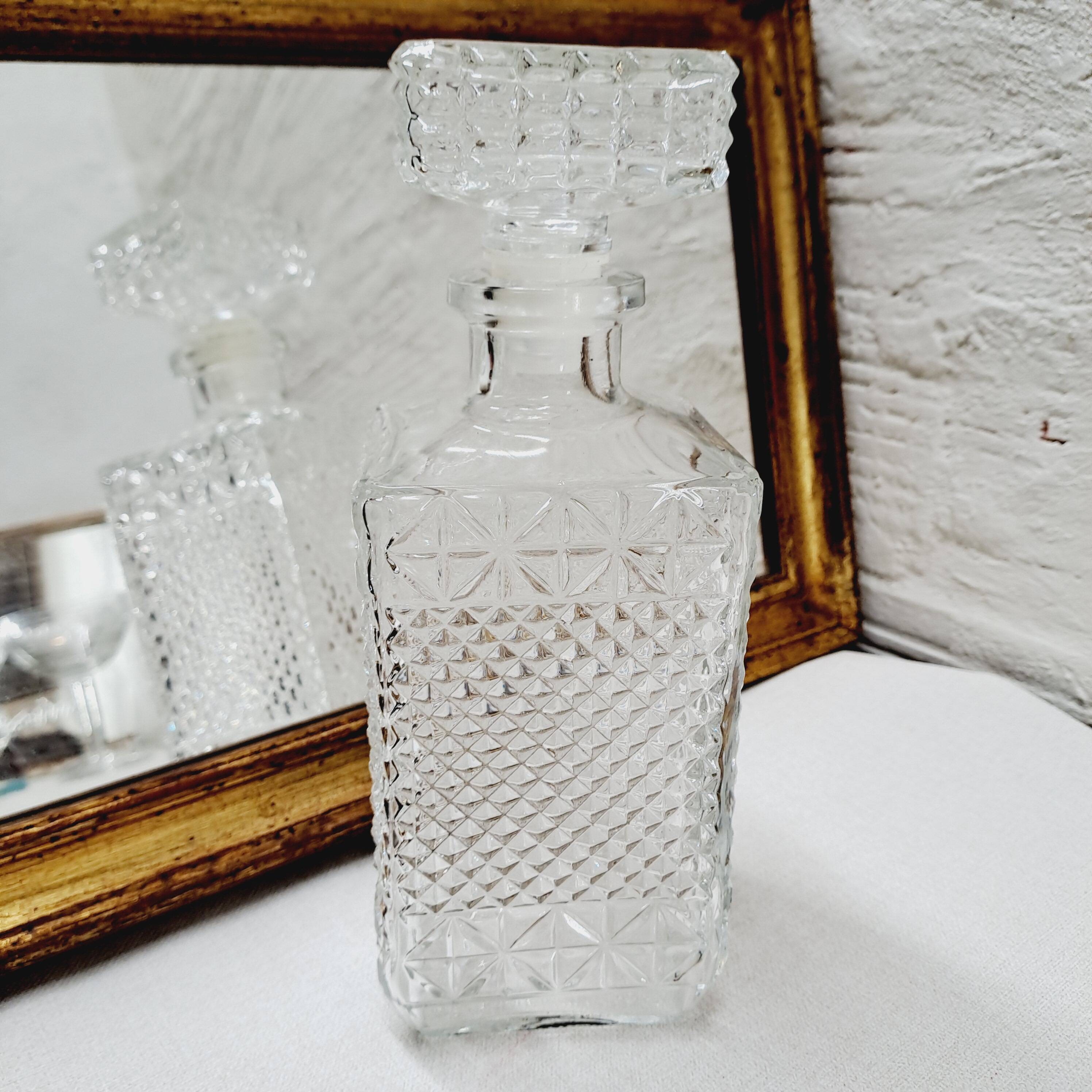 Carafe à whisky pointes de diamant