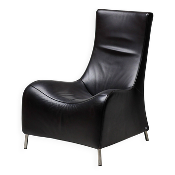De Sede DS-264 Lounge Chair by Mathias Hoffmann, Swiss Leather Design