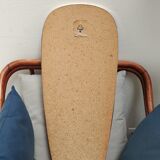 Mirror shape free 50s silver metal