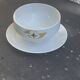 White porcelain soup tureen and sauce boat, Schirnding Bavaria, vintage 70s
