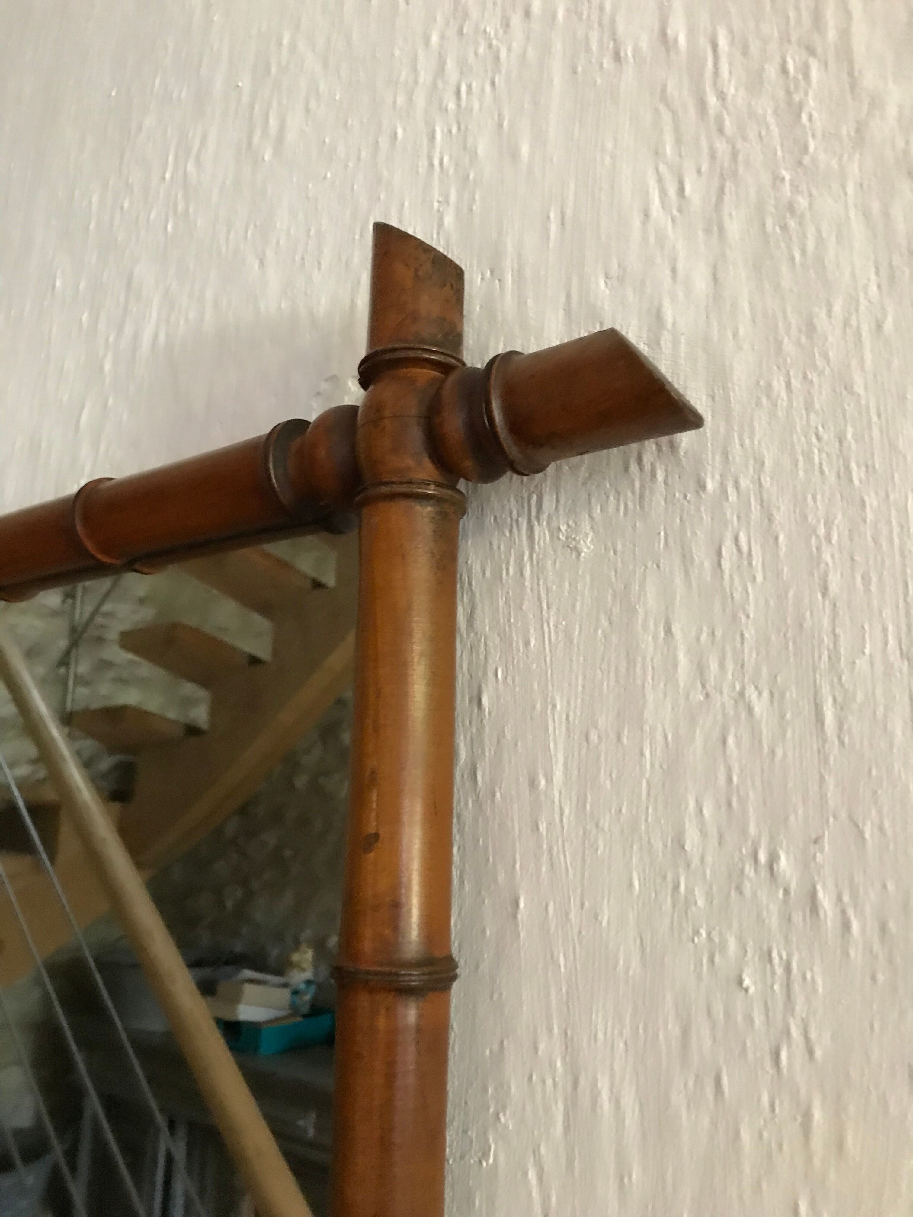 Parquet bamboo mirror