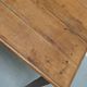 Rustic French Farmhouse Oak Dining Table from the Early 20th Century