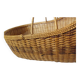 Antique wicker bassinet for babies