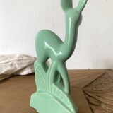 Art Deco Ceramic Doe