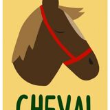 Affiche kids Cheval - A3