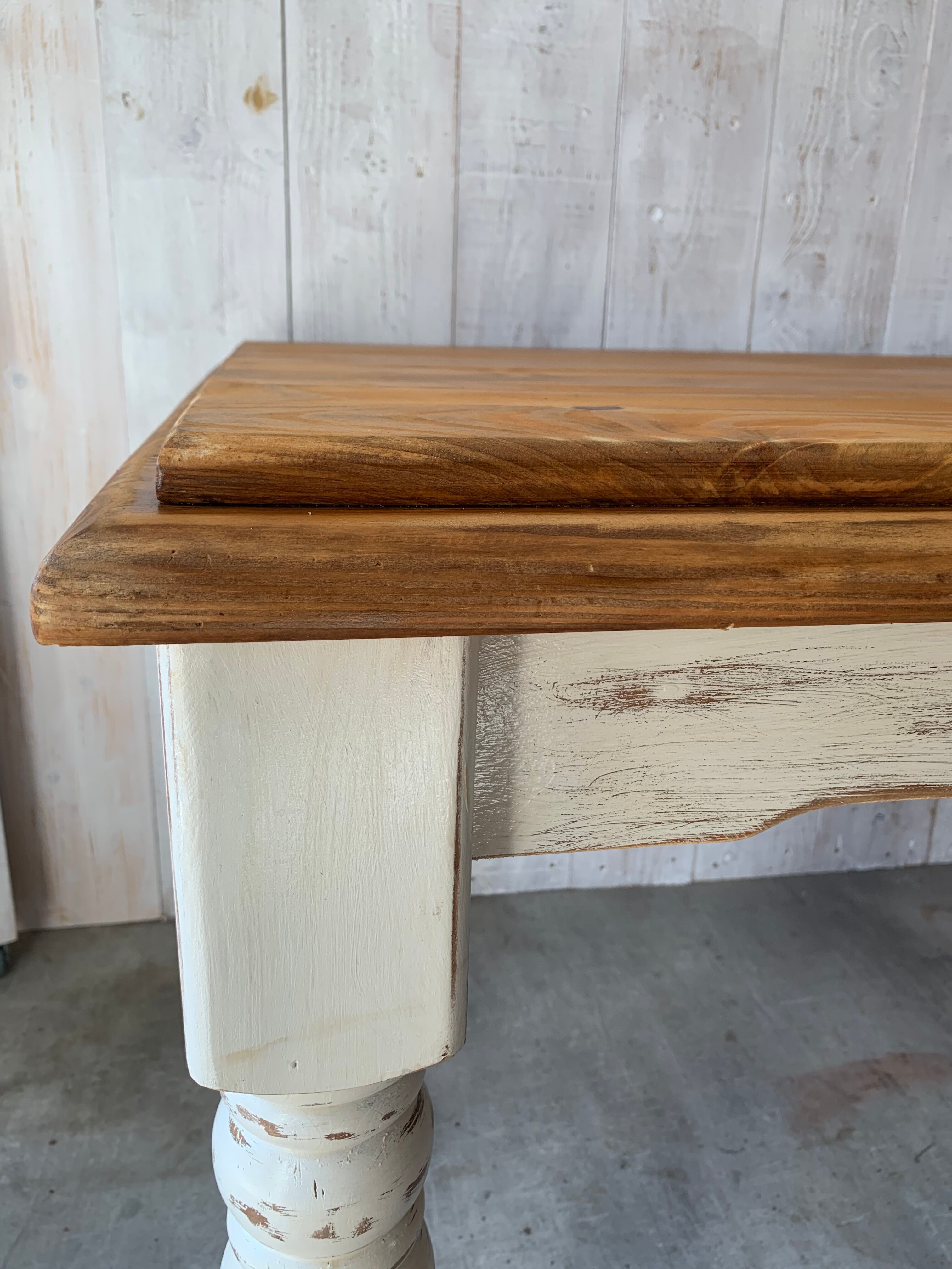 Large shabby chic table