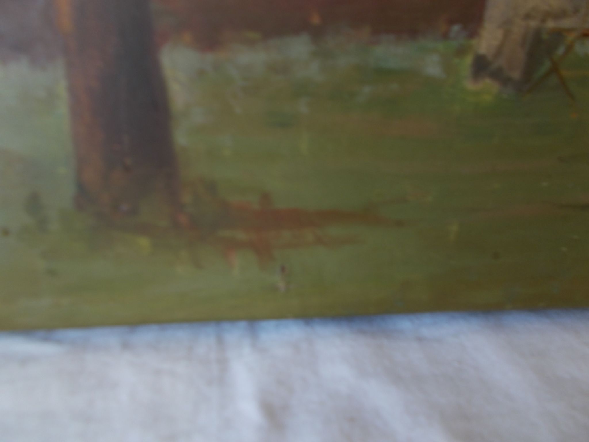 Oil on canvas from 1913 "young lady on a swing"
