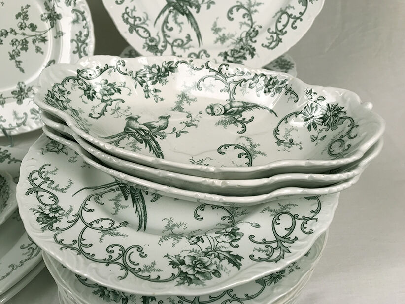 Cauldon England porcelain service