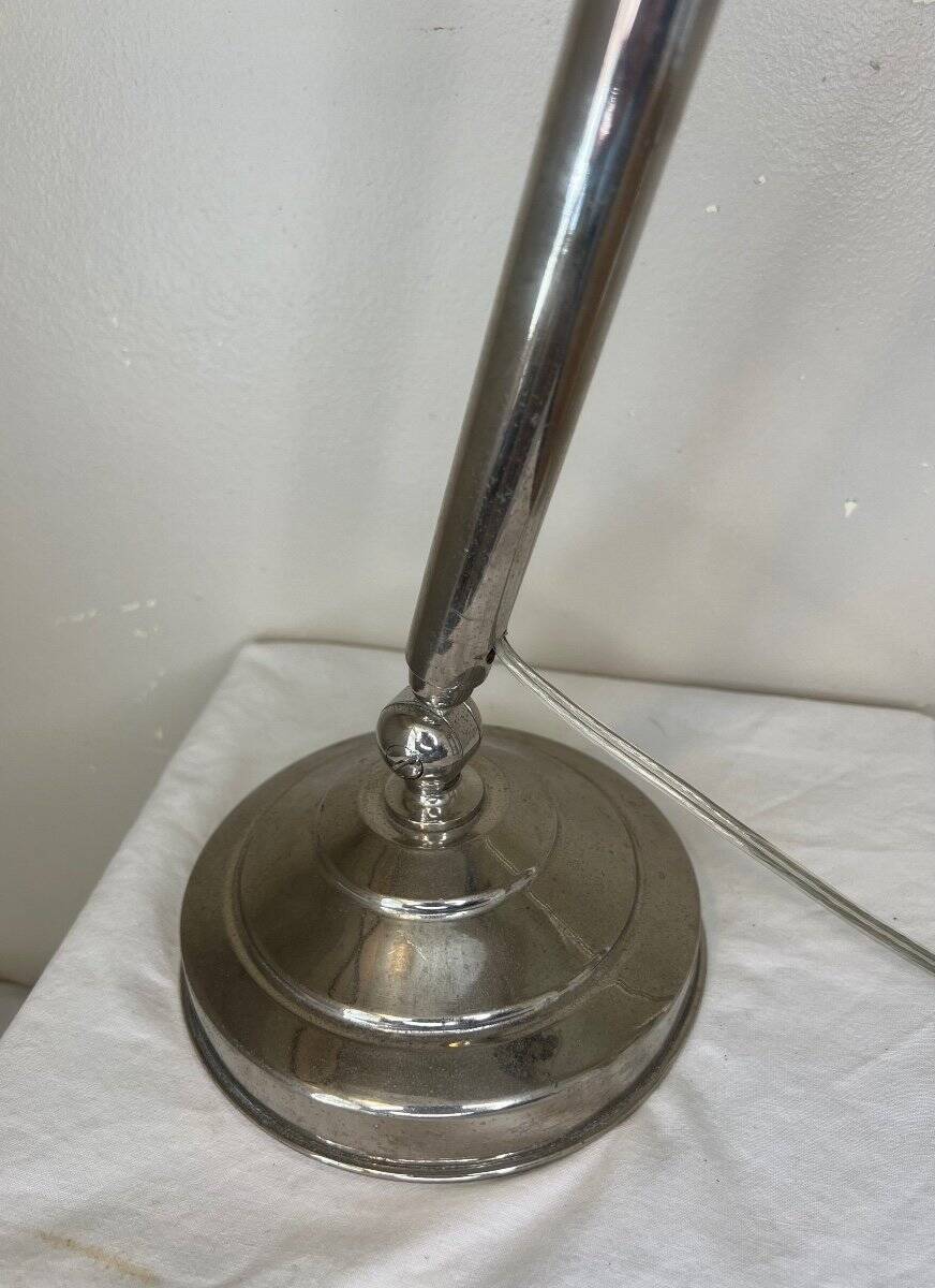 Art Deco chrome lamp