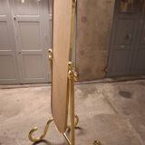 MIROIR  EN LAITON VINTAGE 70'S