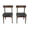 Paire de chaises scandinaves