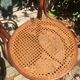Artisanal cannage bistro chairs