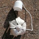 Metal flower pendant lamp