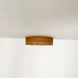 Wicker ceiling lamp