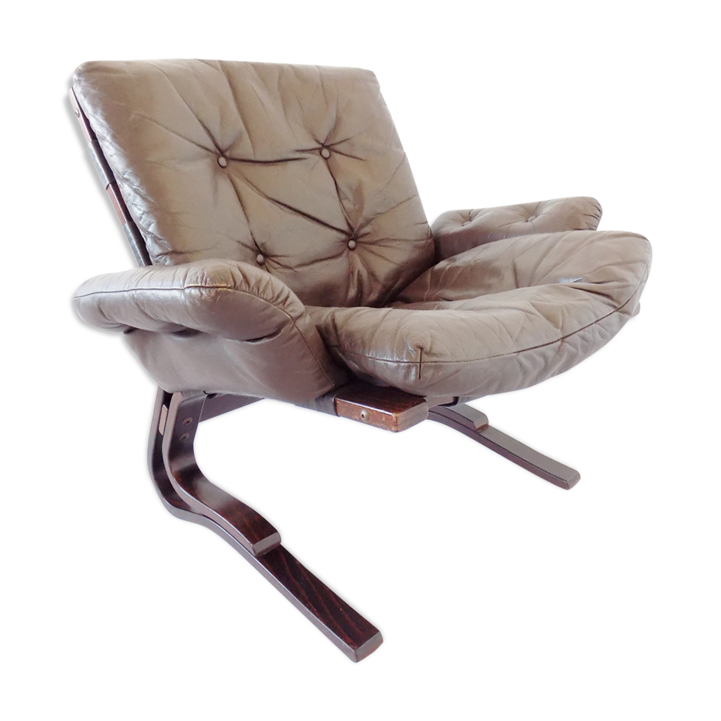 Kengu armchair by designers Elsa and Nordahl Solheim for Rykken 1960