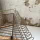 Vintage gold metal cage
