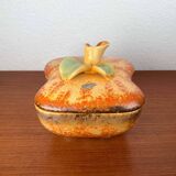 German Art Deco ceramic bowl with lid from Carstens Pottery.