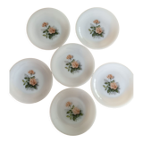 set of 6 Arcopal dessert plates