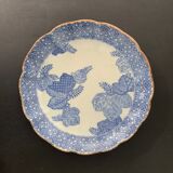 Chinese hollow plate inspired by the blue family of the Compagnie des Inde, mid-19th century