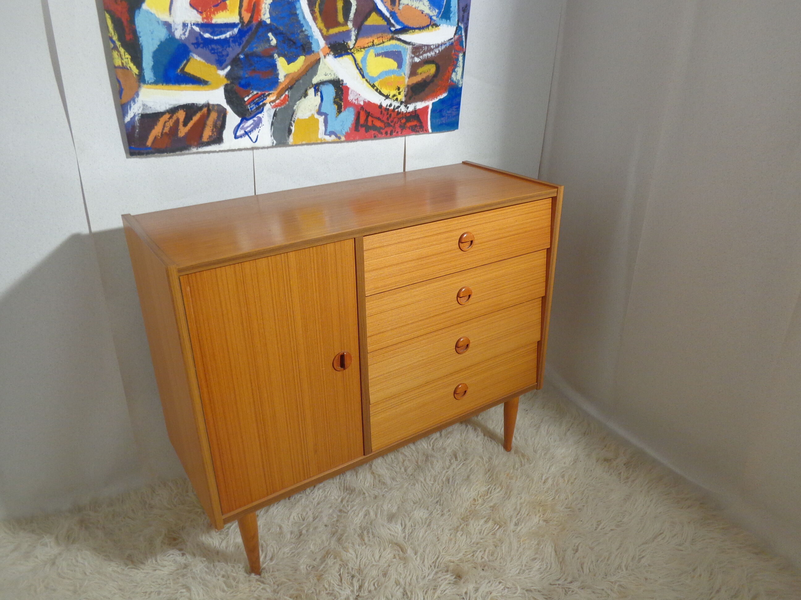 Scandinavian vintage dresser from the 60s