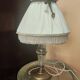 Table lamp in Hollywood Regency boudoir style from the 1950s.
