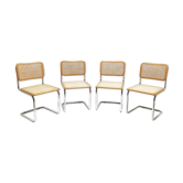 Suite de 4 chaises Cesca B32 Ed. Italienne c.1970