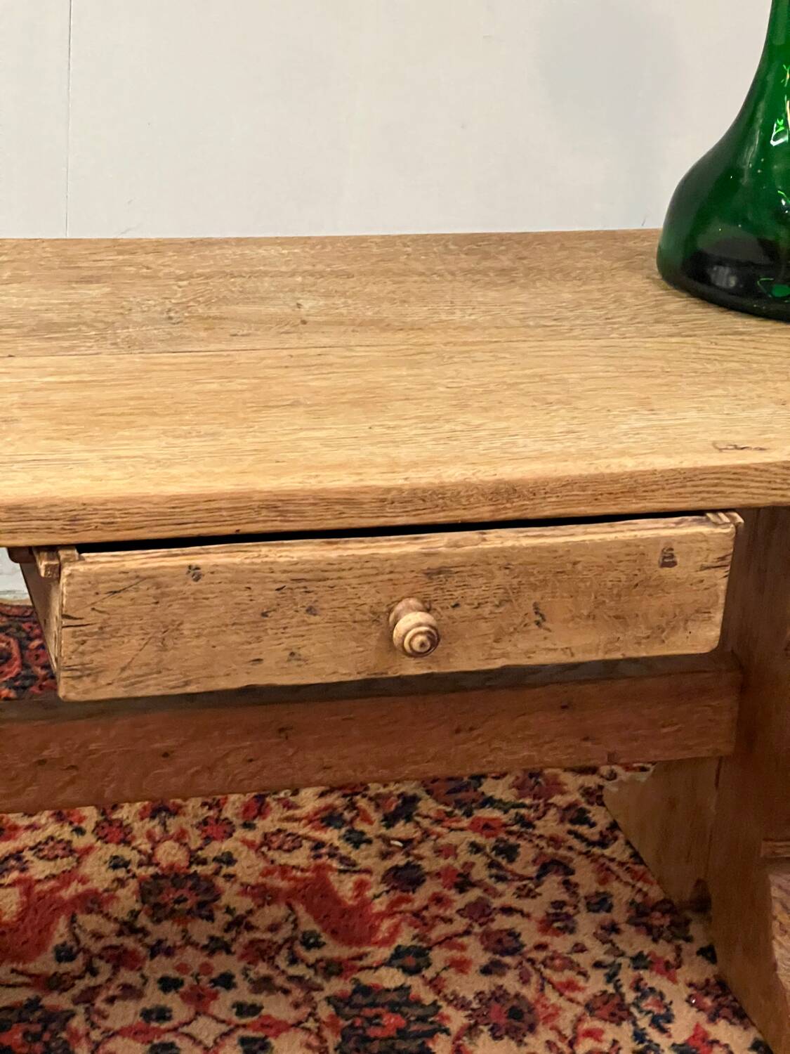 Antique brutalist coffee table