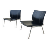 Pair of Cattelan Italy edition low chairs
