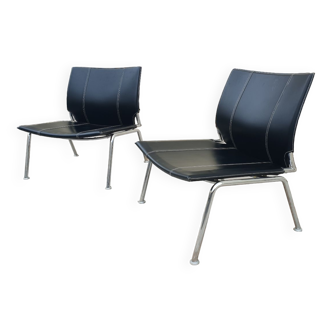 Pair of Cattelan Italy edition low chairs