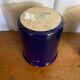 Pair of emile henry blue ceramic coolers vintage tableware