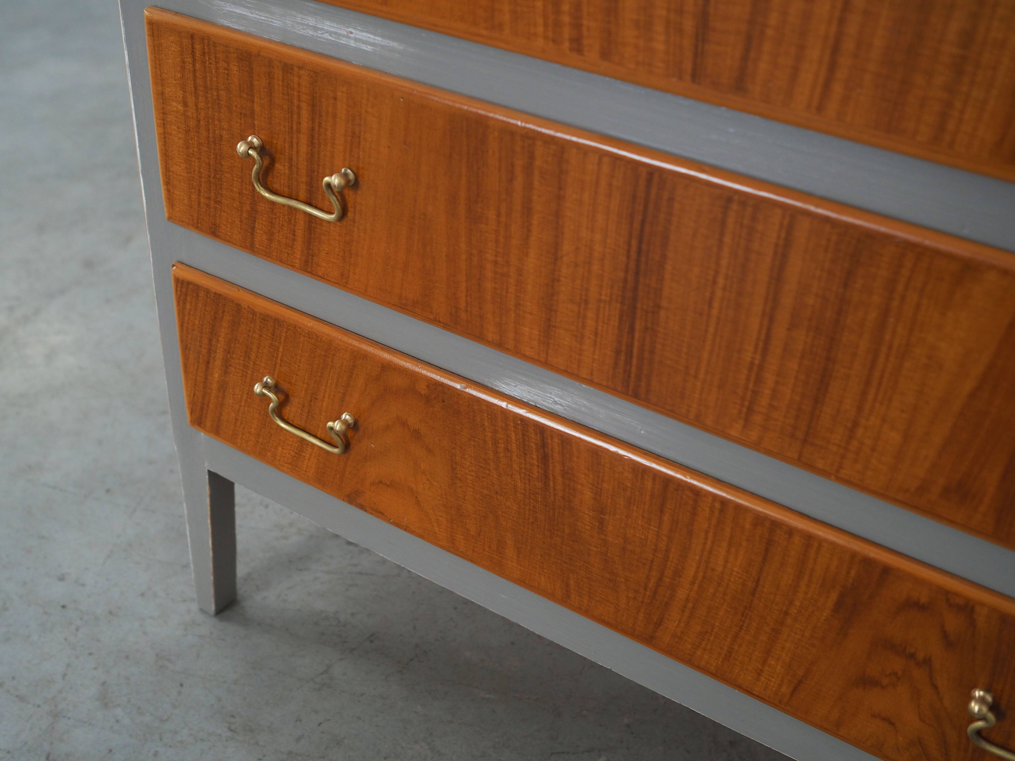 Walnut chest of drawers, Danish design, 1960s, production: Denmark