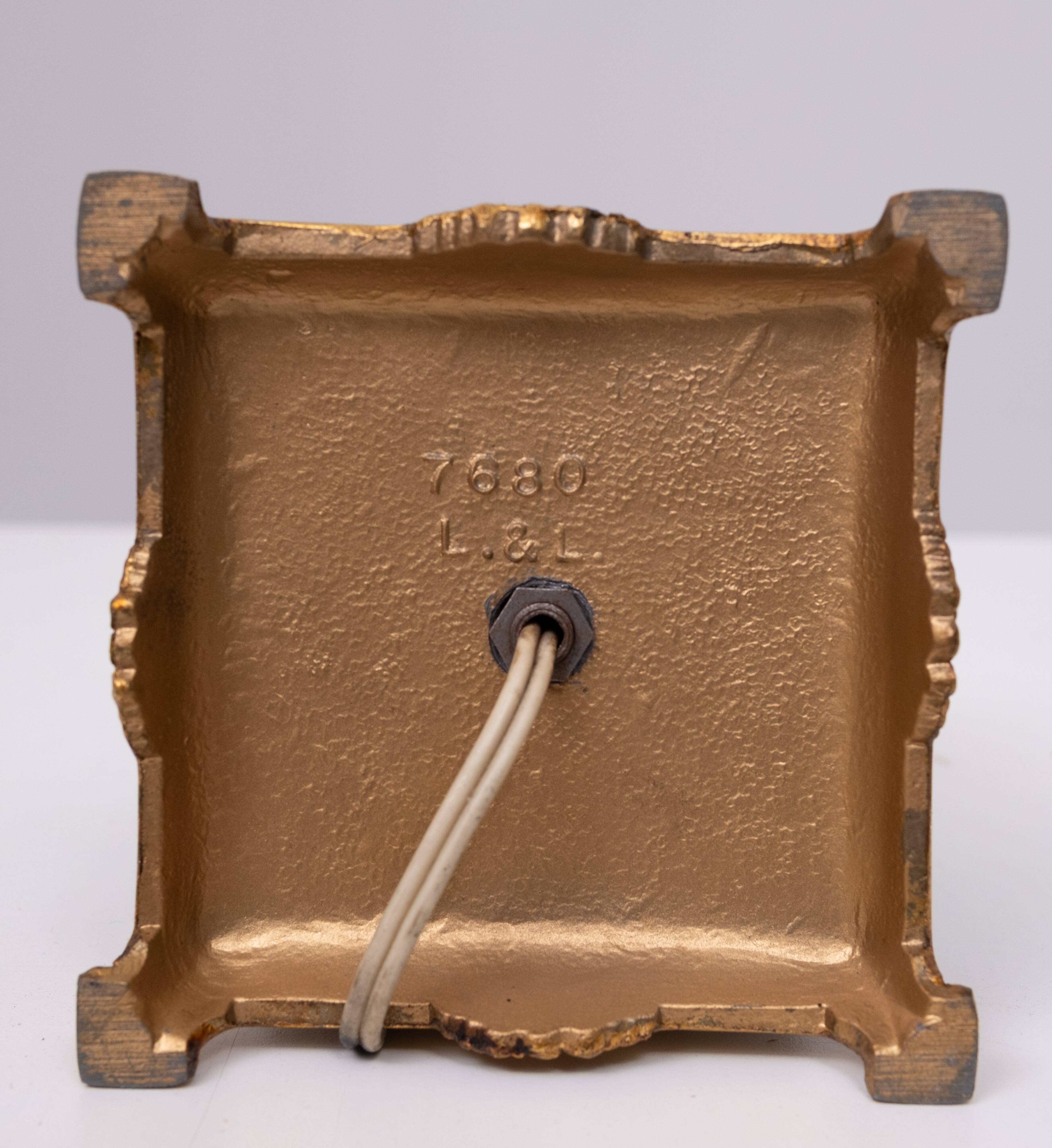 pair Large Colum Table lamps by Loevsky & Loevsky USA 1970s