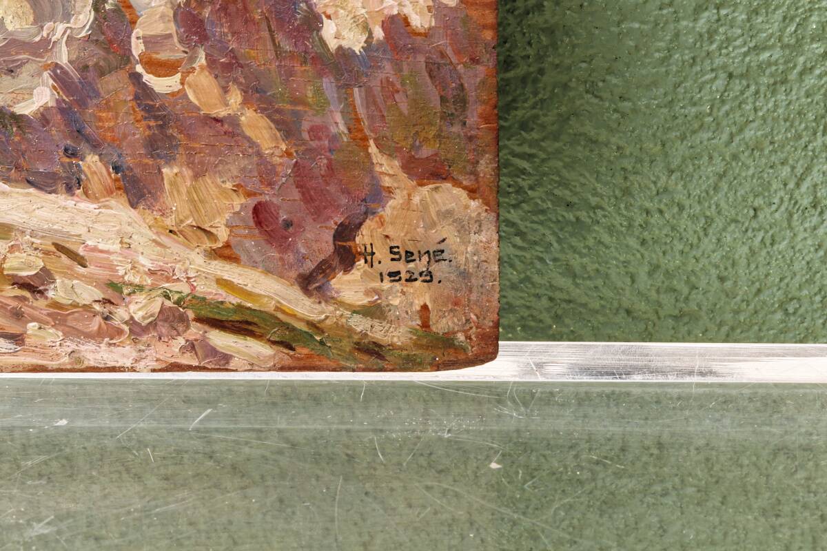 Workshop background, Henry Sené (1889-1961)