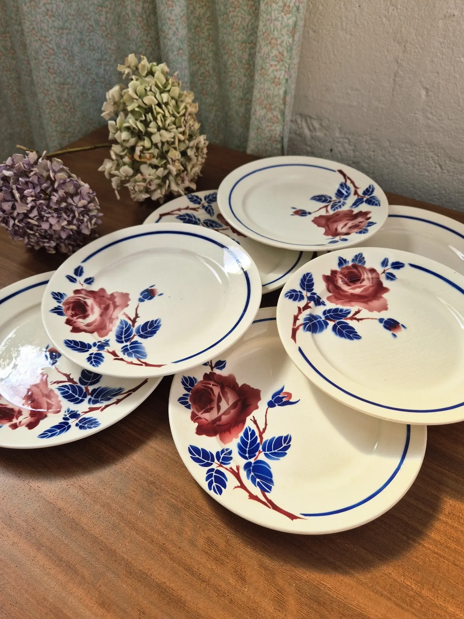 Vintage Luneville plates