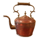 Large 19th century copper kettle.