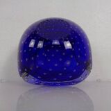 Blue Sommerso Murano Glass Ashtray, Italy, 1960s