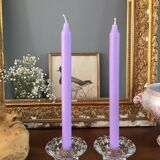 Crystal candlesticks
