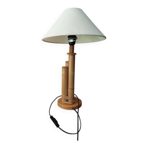 lampe de table vintage - bois