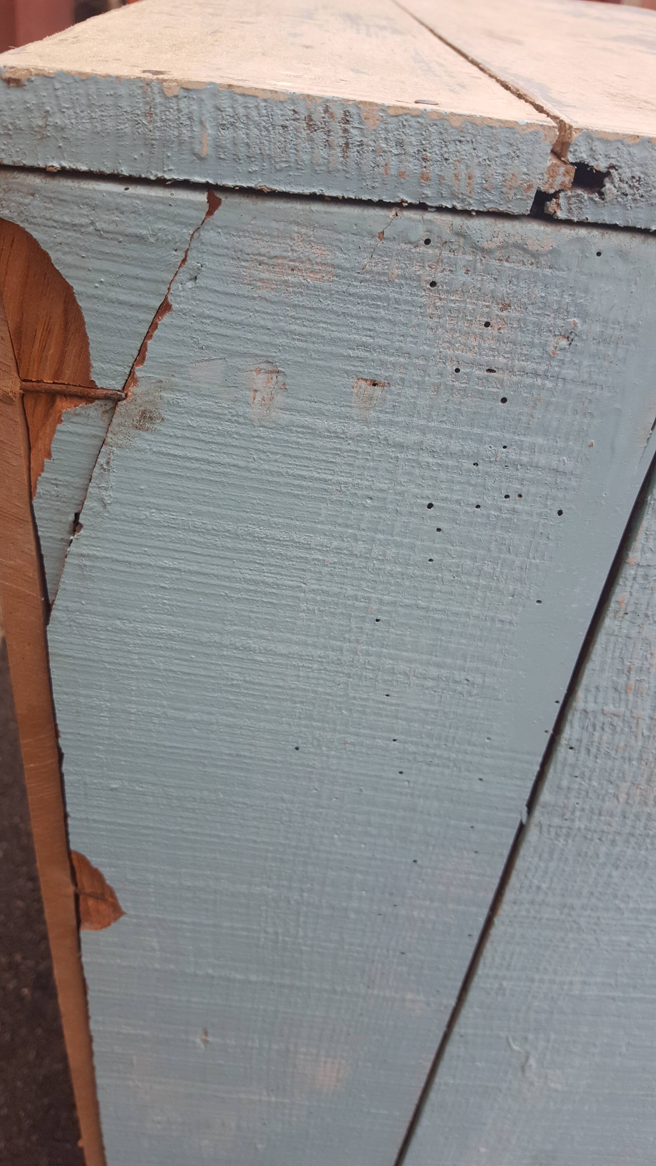 Low furniture buffet patina old