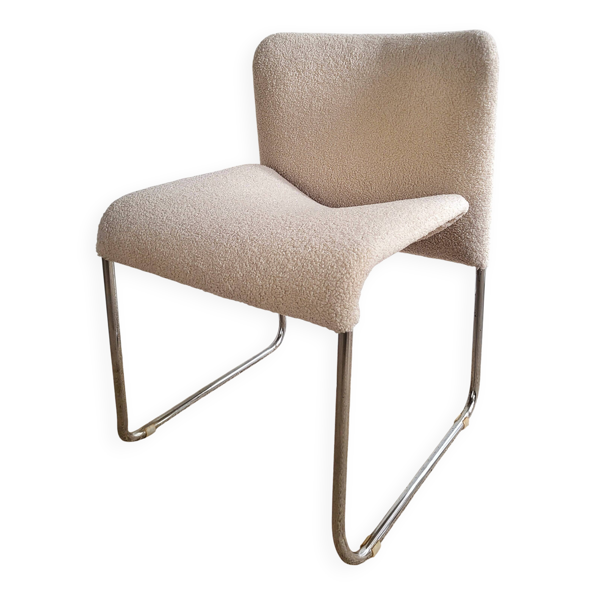 70s bouclette chair