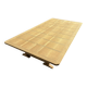 Solid oak farmhouse table
